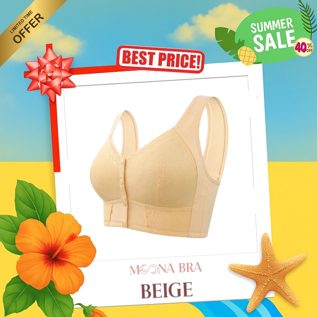 [80% OFF] 🎁 Summer Special 2025 🌞 Upgraded Front-Closure Breathable Bra for Seniors – A Meaningful Gift for the Women You Love 💞