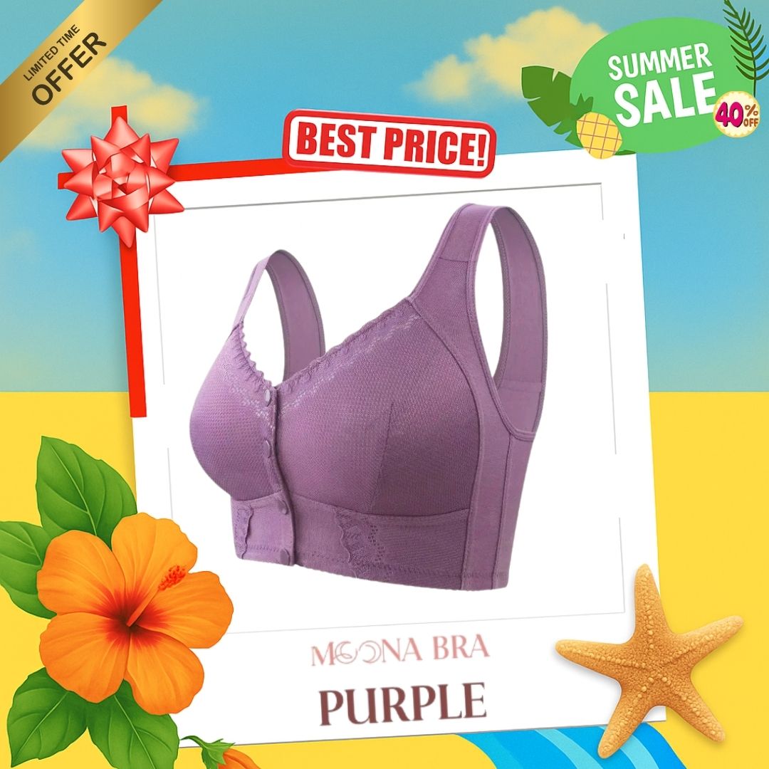 [80% OFF] 🎁 Summer Special 2025 🌞 Upgraded Front-Closure Breathable Bra for Seniors – A Meaningful Gift for the Women You Love 💞