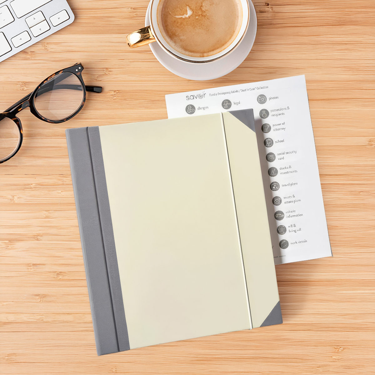 The Life Book Document Organizer - Binder For Important Documents