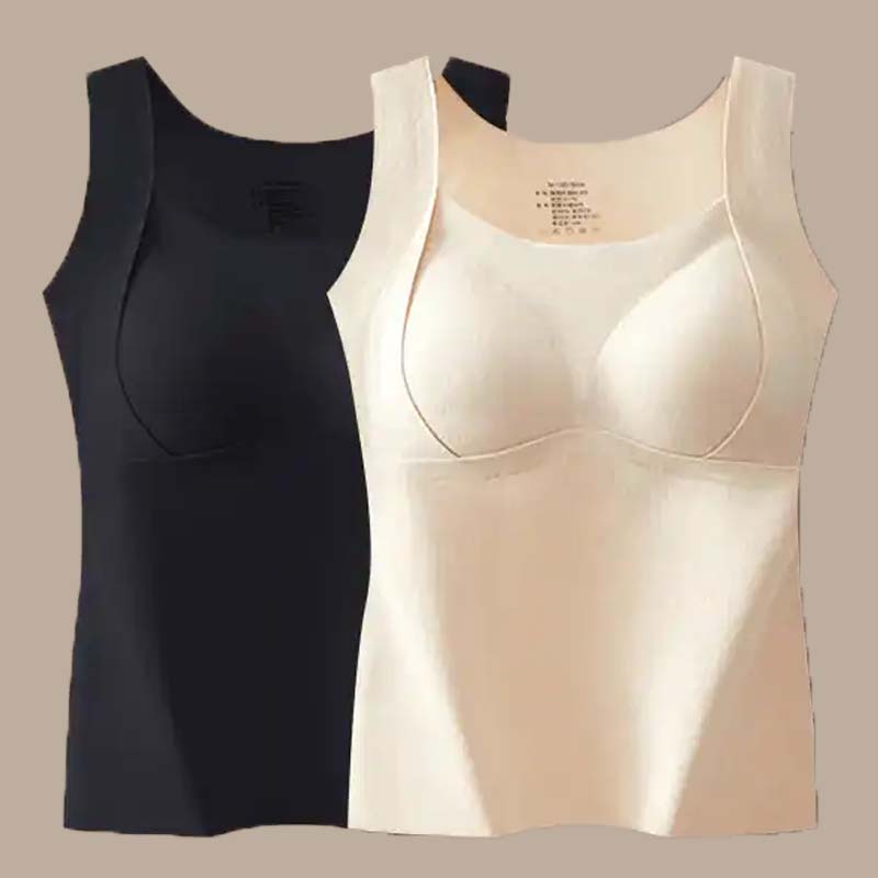 🎉Hot Selling Thickened Warm Tank Top with Shelf Bra