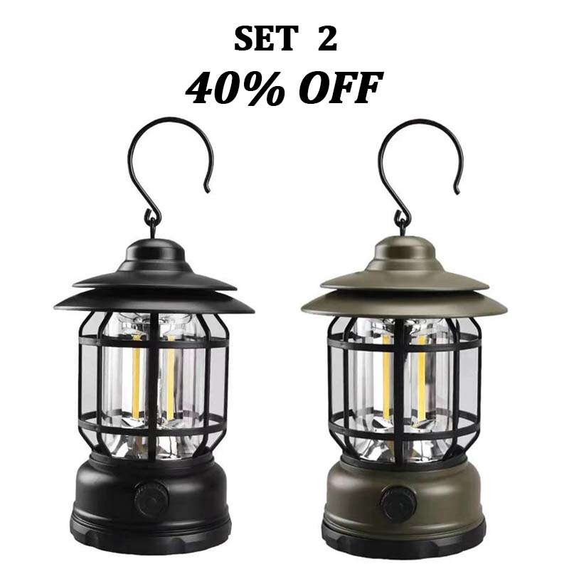 🔥Last Day 70% OFF🔥Portable Retro Camping Lamp🎉 - Buy 2PCS Free Shipping