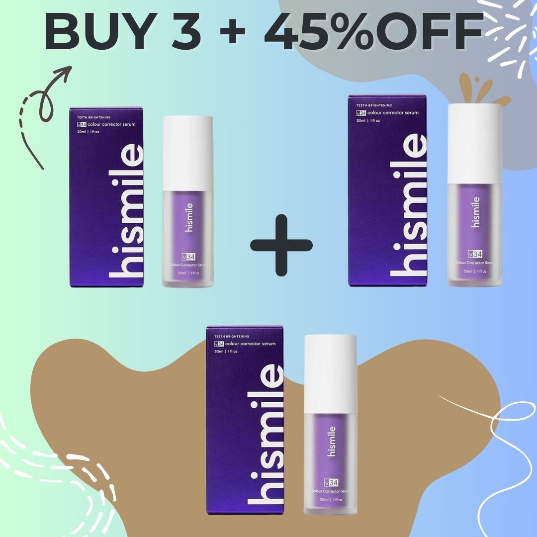 Hismile V34 Color Corrector Serum – Achieve a Brighter, Whiter Smile