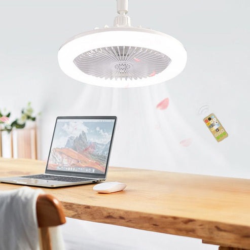 [⚡️BEST DEAL TODAY] 🔥 2-in-1 Silent Adjustable Fan Lamp with Remote Control for The Bedroom