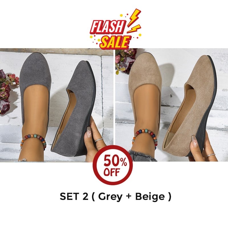 🔥Last Day Promotion 60% OFF 🔥 Comfortable, lightweight, anti-slip, breathable orthopedic flat shoes for women