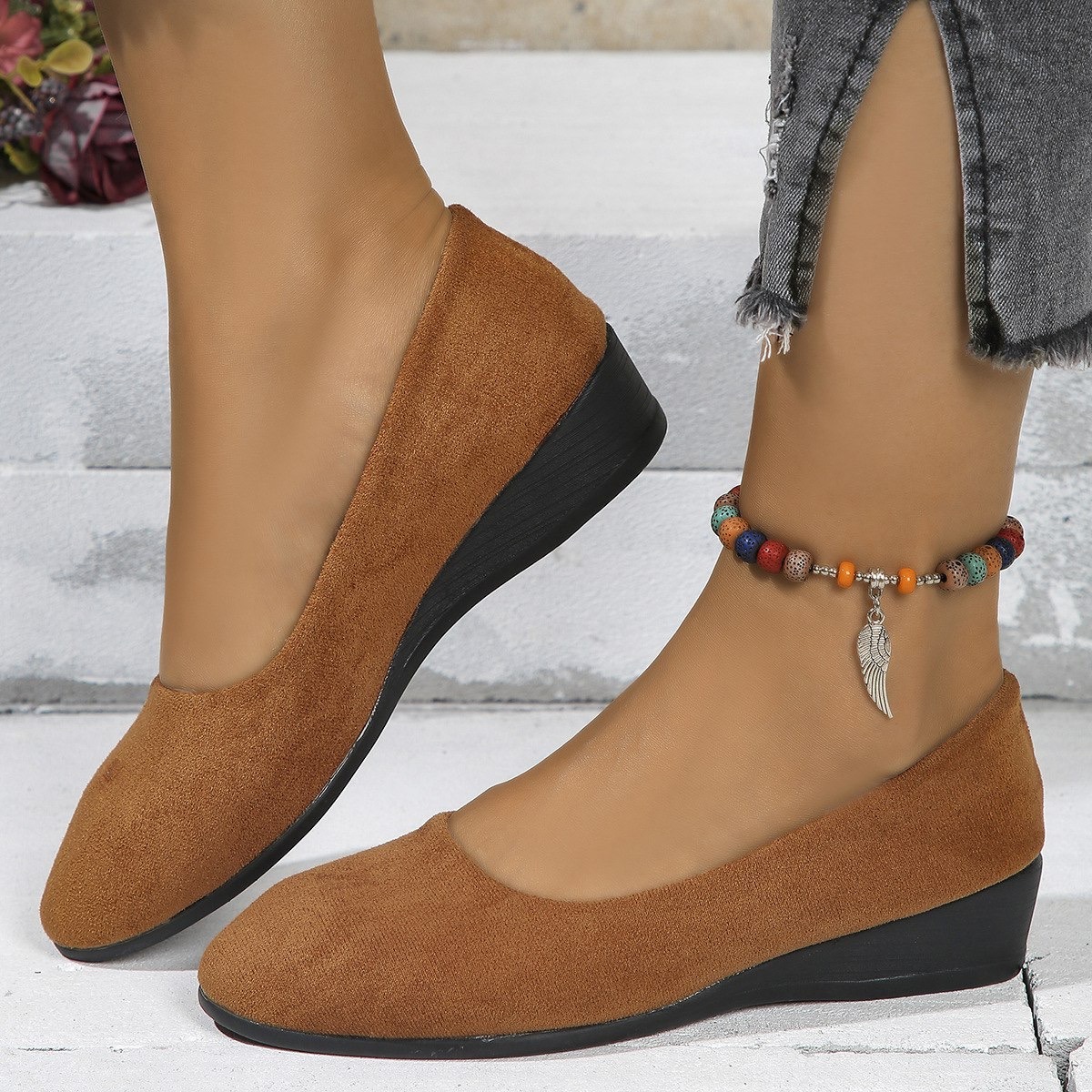 🔥Last Day Promotion 60% OFF 🔥 Comfortable, lightweight, anti-slip, breathable orthopedic flat shoes for women