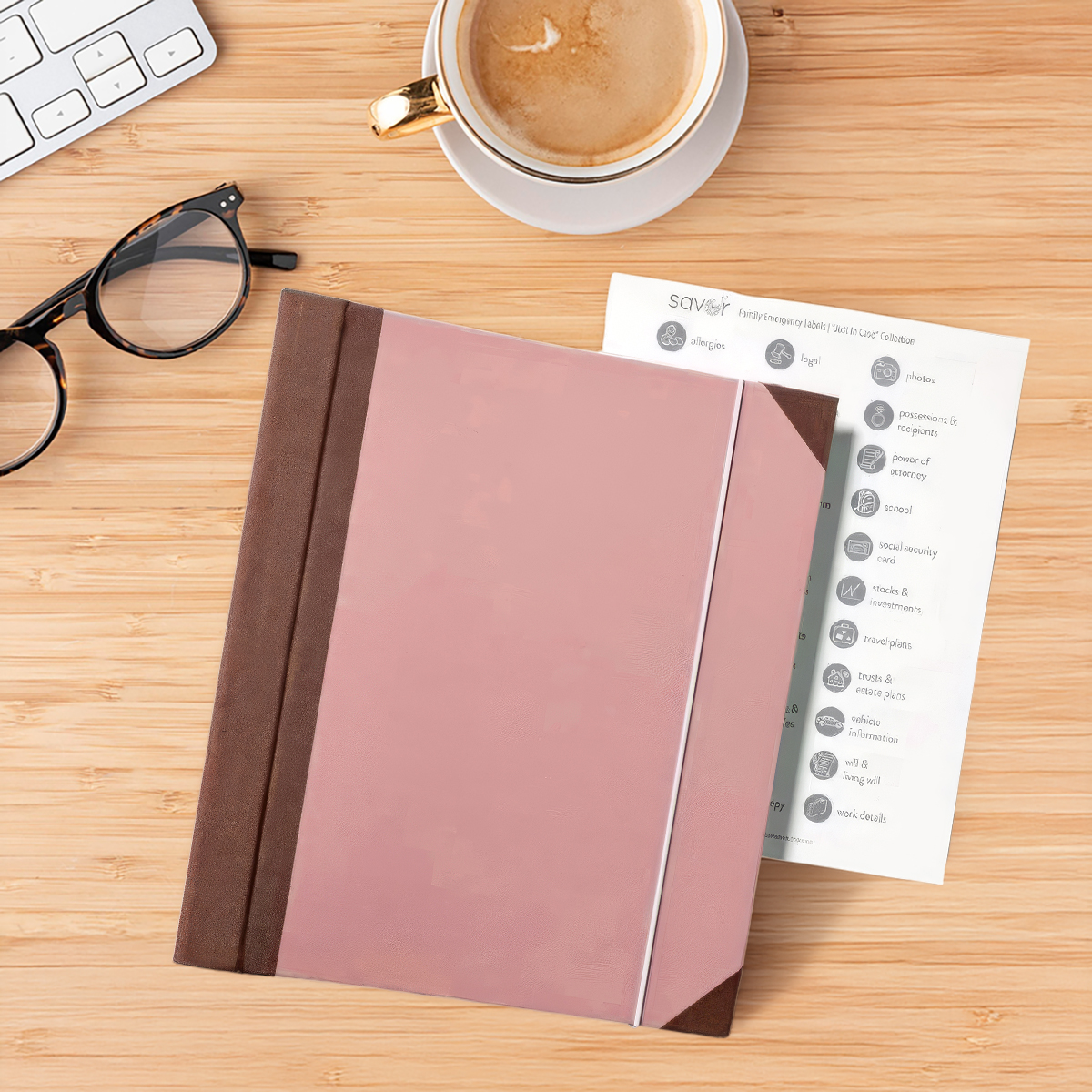 The Life Book Document Organizer - Binder For Important Documents