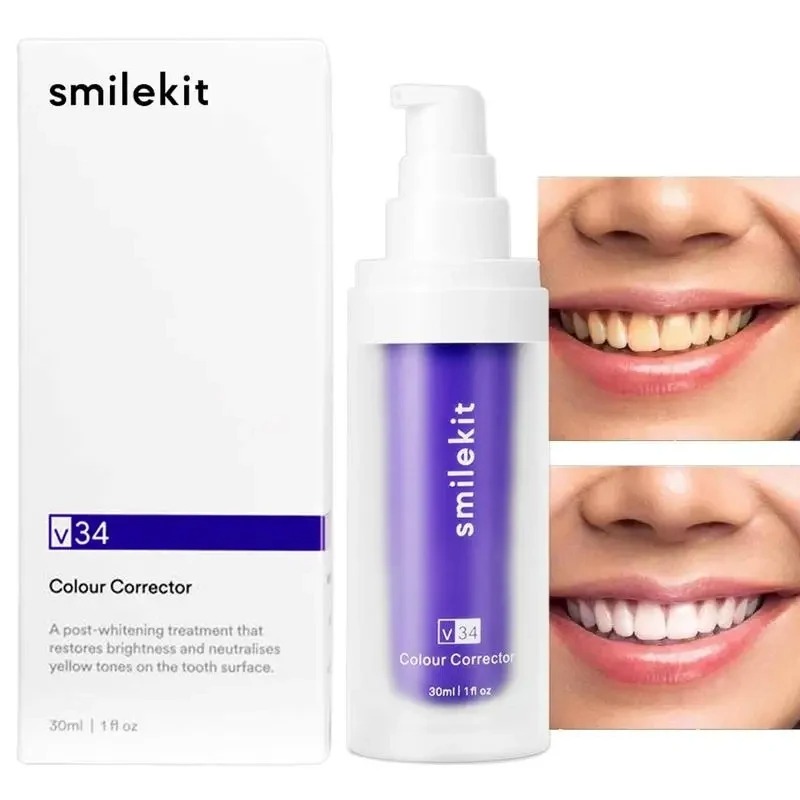 Hismile V34 Color Corrector Serum – Achieve a Brighter, Whiter Smile