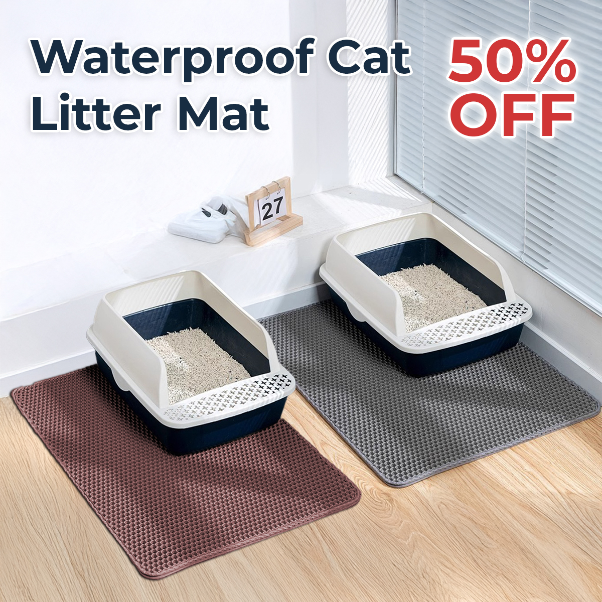 Waterproof Cat Litter Mat