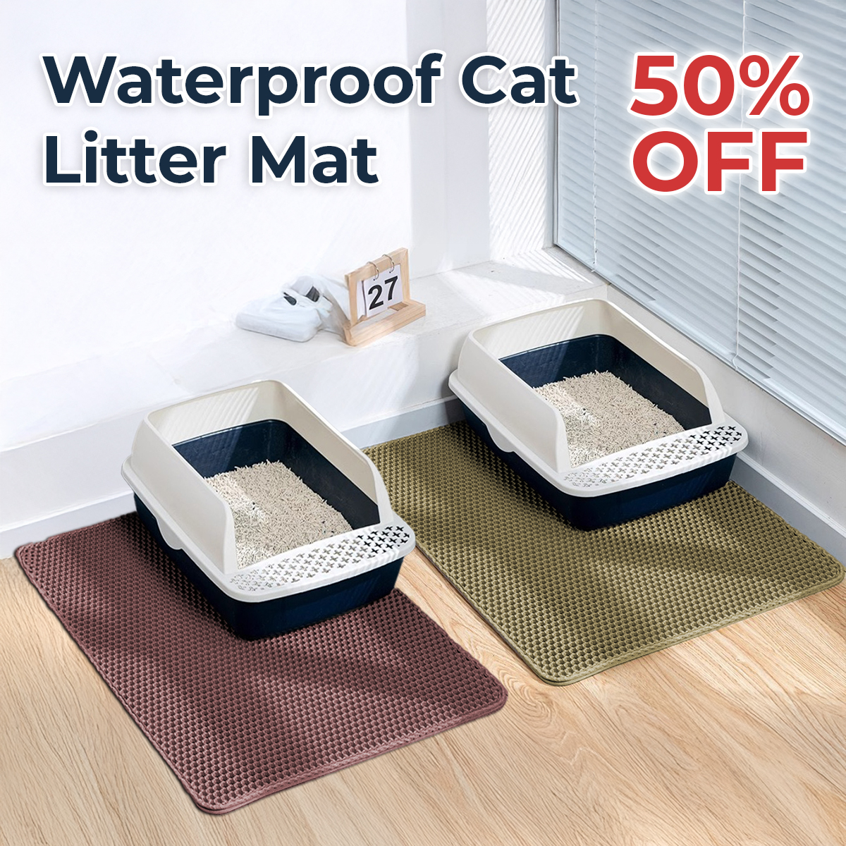 Waterproof Cat Litter Mat