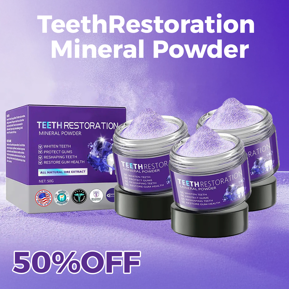 Teeth Whitening Powder | Deep Cleaning Formula
