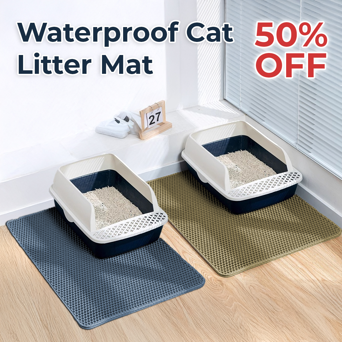 Waterproof Cat Litter Mat