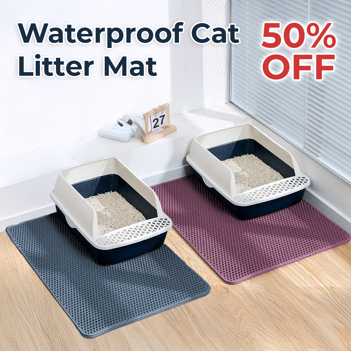 Waterproof Cat Litter Mat