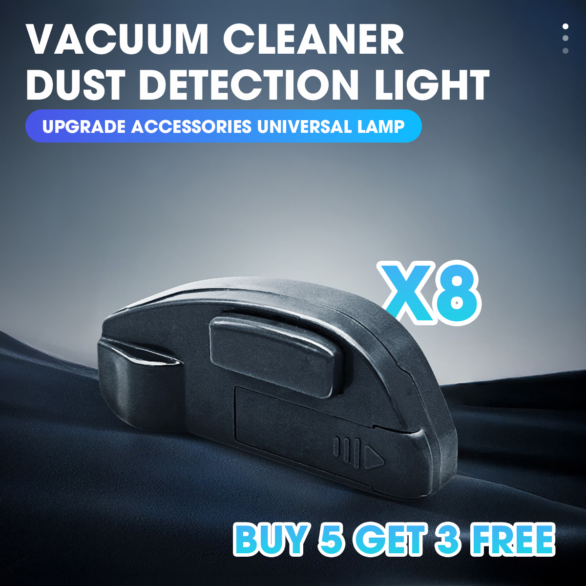 Vacuum Cleaner Dust Illumination Light🔥Help You See More dust and Dog Hair