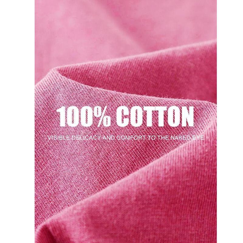 Women's Cotton Round Neck Short Sleeve T-shirt – Summer Casual Fashion Top