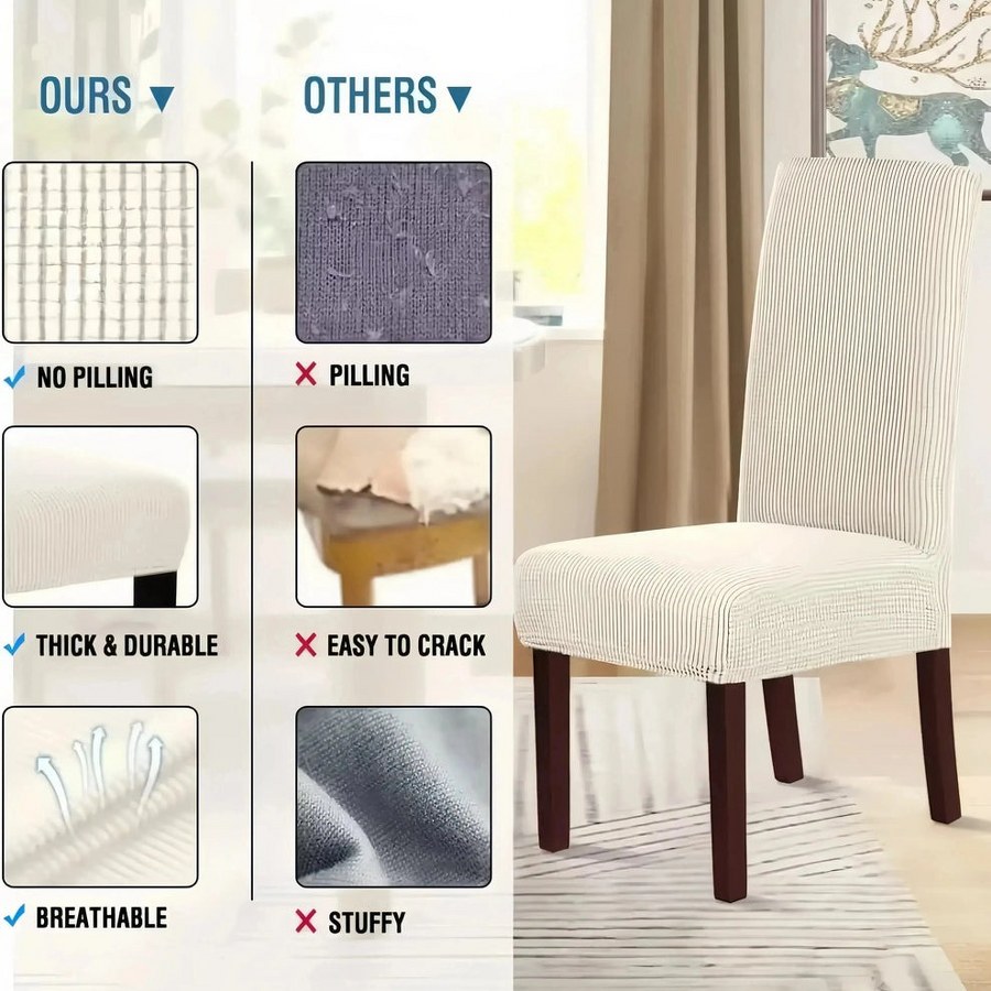 Modern Waterproof Stretch Dining Chair Covers
