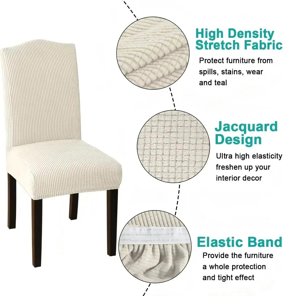 Modern Waterproof Stretch Dining Chair Covers