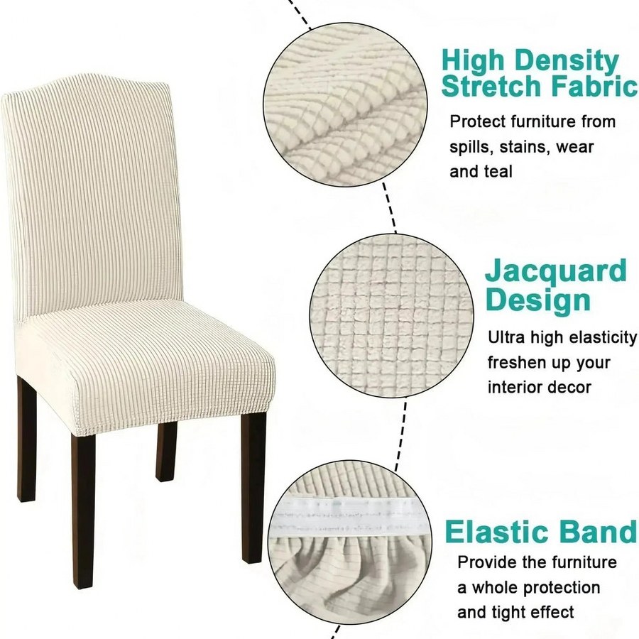 Modern Waterproof Stretch Dining Chair Covers