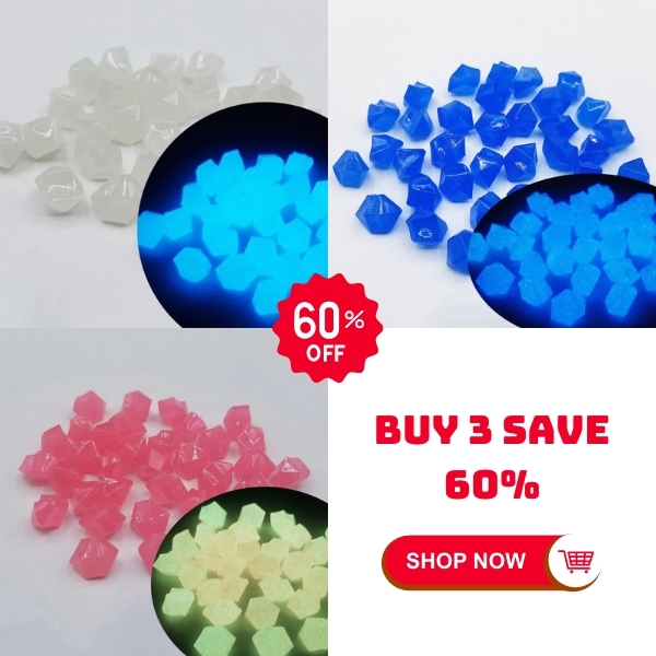 🌟300/600/900 Pcs Multicolor Glow - Outdoor Luminous Stones