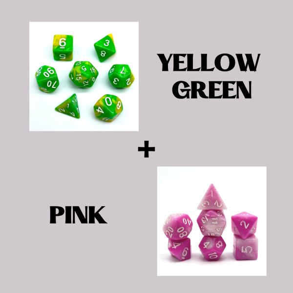 Gemstone Dark Green Cats Eye Stone Hand Carved DND Dice Set