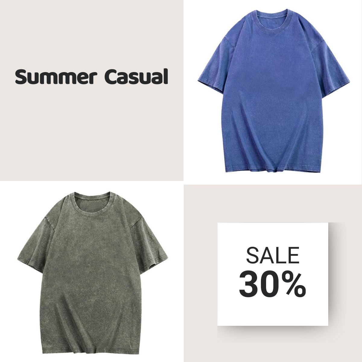 Women's Cotton Round Neck Short Sleeve T-shirt – Summer Casual Fashion Top