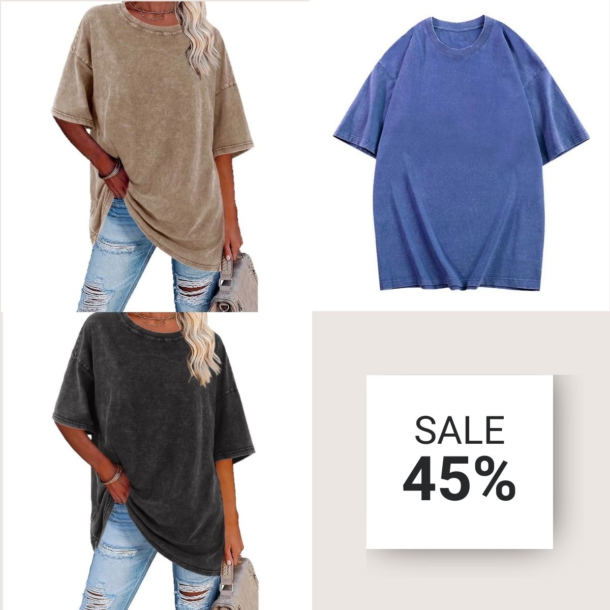 Women's Cotton Round Neck Short Sleeve T-shirt – Summer Casual Fashion Top
