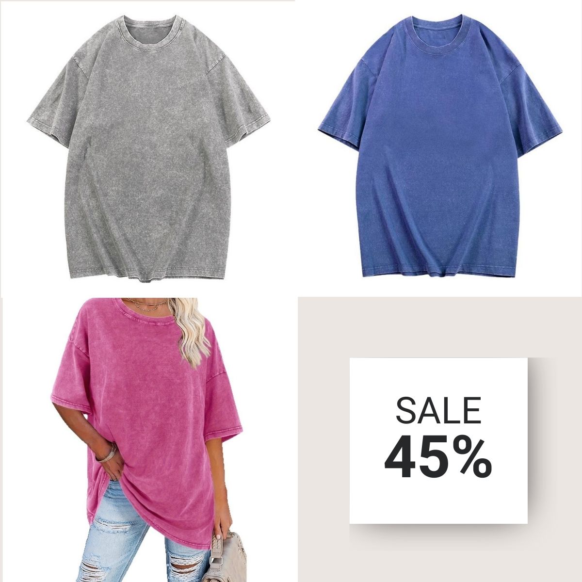Women's Cotton Round Neck Short Sleeve T-shirt – Summer Casual Fashion Top