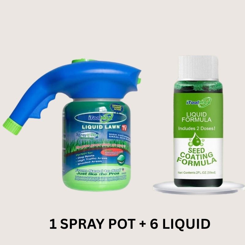 Liquid Seeding Grass Lawn Green Spray System