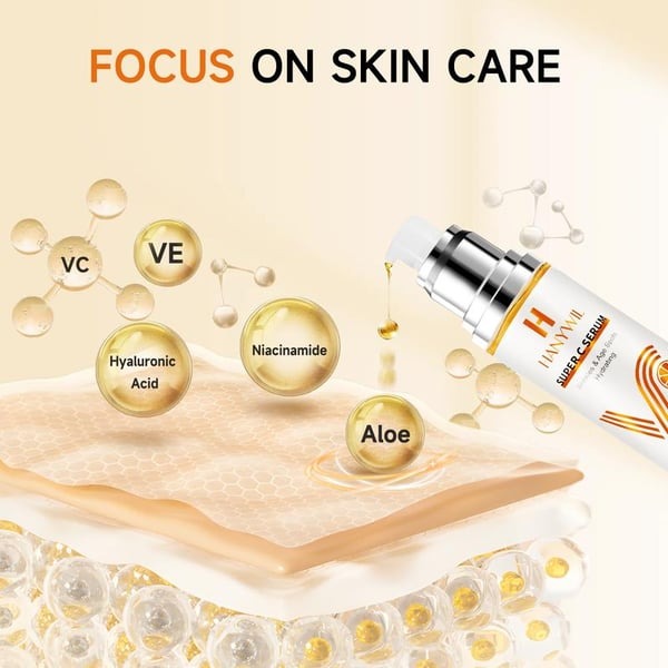 HANYWIL Super Vitamin C Serum - The Natural Way to Brighter, Smoother, and Ageless Skin