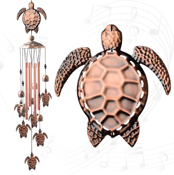 🎁Pure Hand-Made Copper Horse Wind Chimes