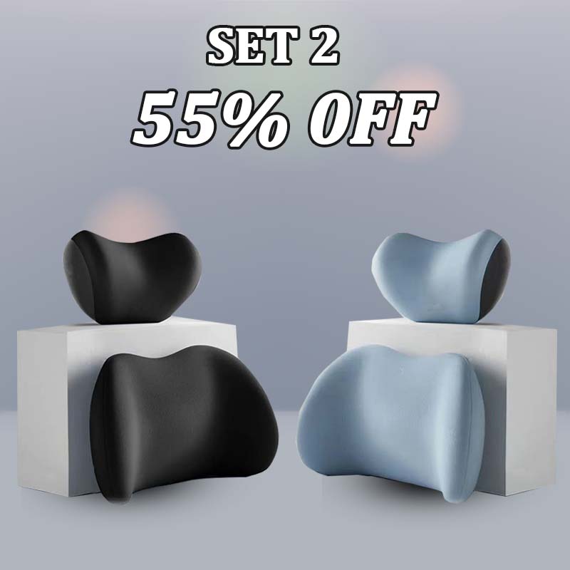 💥Hot Sale 49% OFF - Car Headrest & Lumbar Support Cushionimage🎁