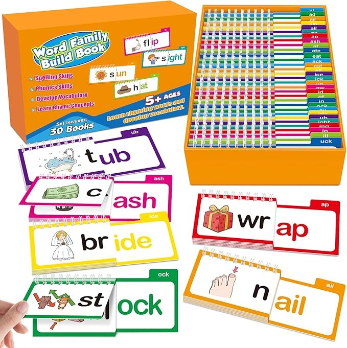 🔥Last Day 49% OFF🔥30 Charming Rhyme & Reading Flip Books – Early Literacy Fun for Kids