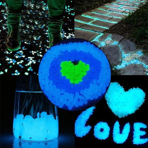 🌟300/600/900 Pcs Multicolor Glow - Outdoor Luminous Stones