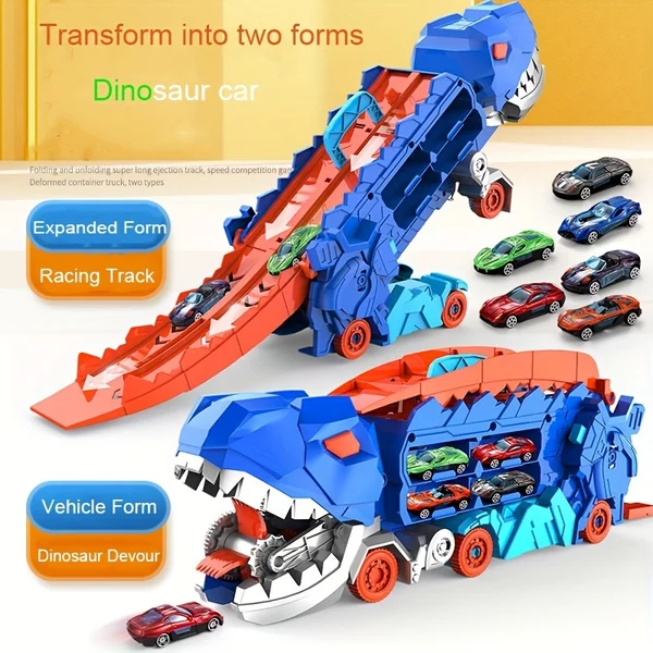 🔥FASH SALE🔥Transport Dinosaur Truck with Foldable Sliding 04 🚗