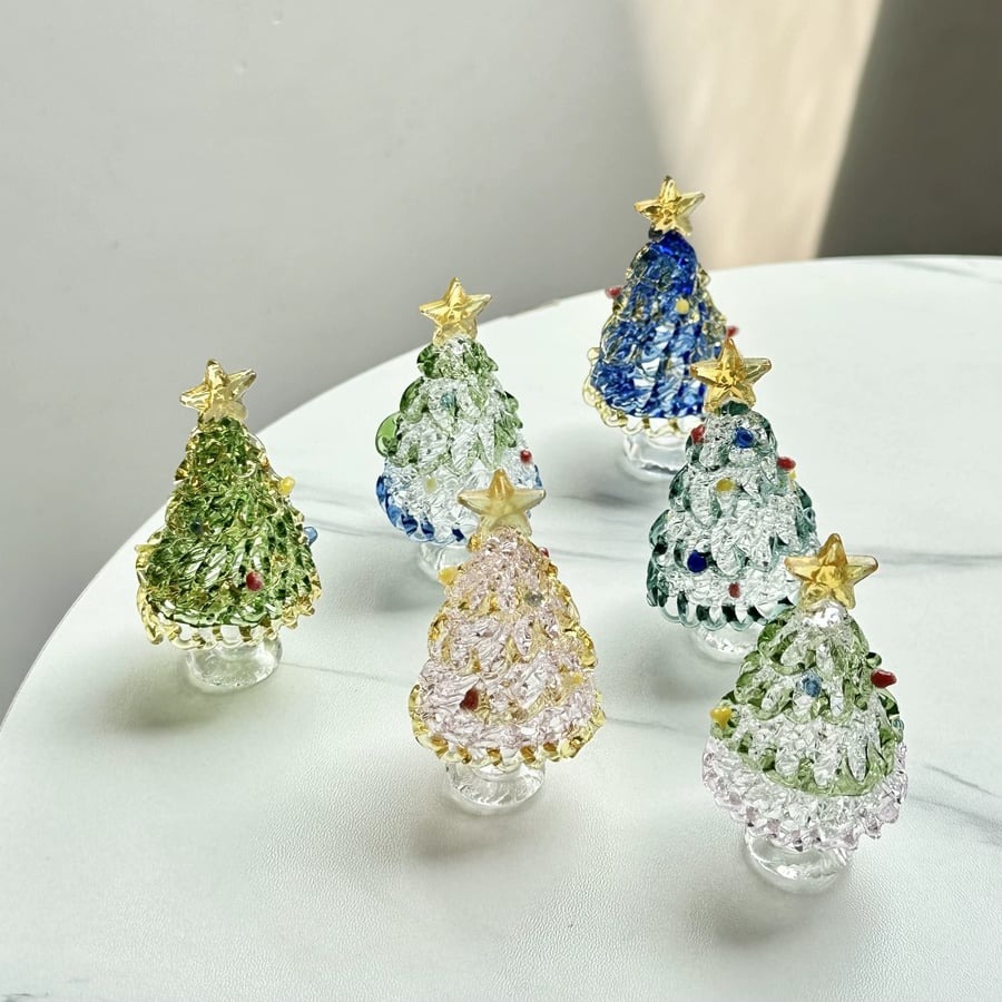 Crystal Glass Christmas Tree
