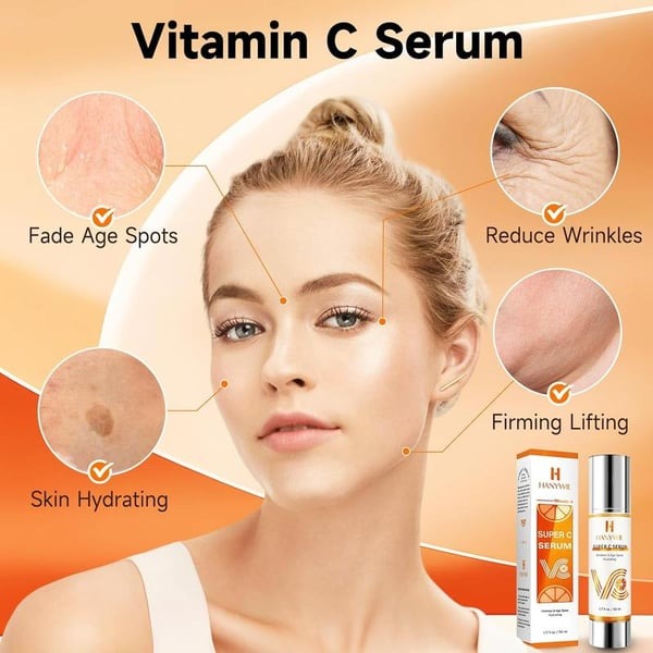 HANYWIL Super Vitamin C Serum - The Natural Way to Brighter, Smoother, and Ageless Skin