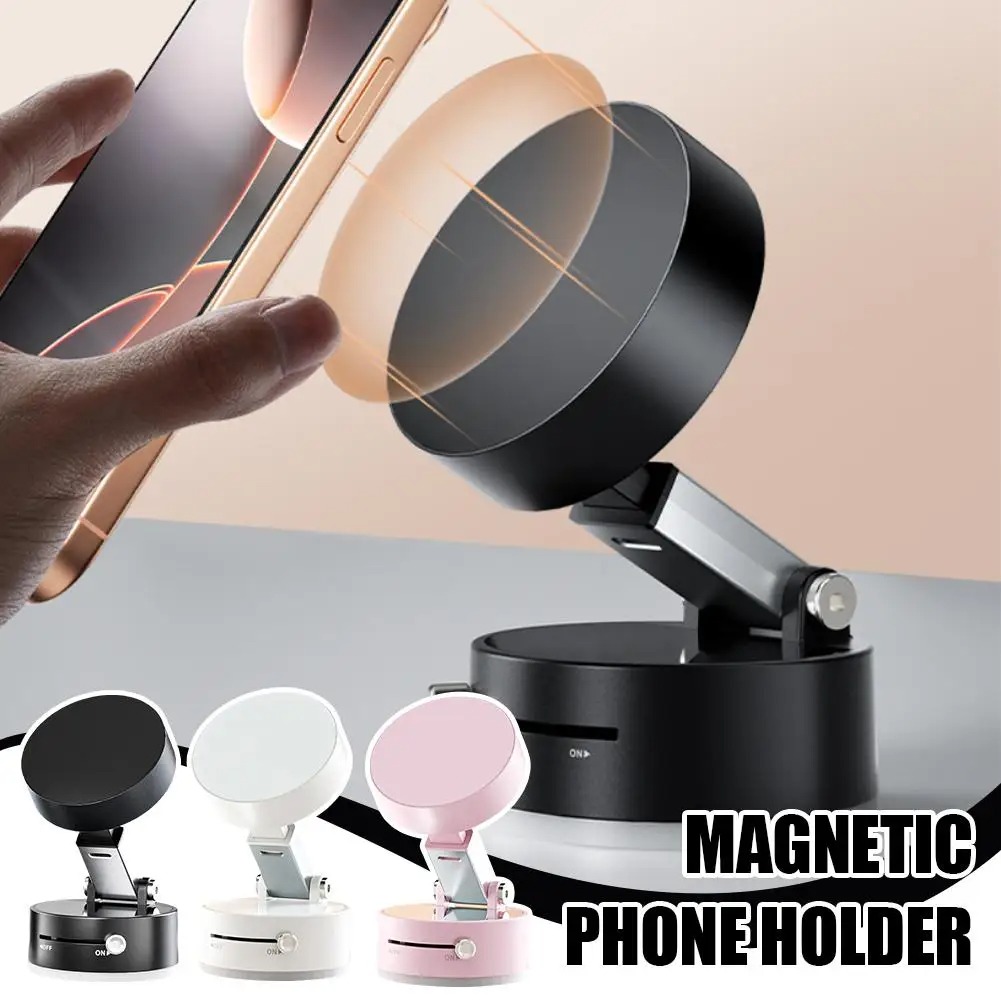 🔥Last Day 50% Off🔥Mobile Phone Vacuum Suction Cup Holder Double-sided Magnetic Suction Cup