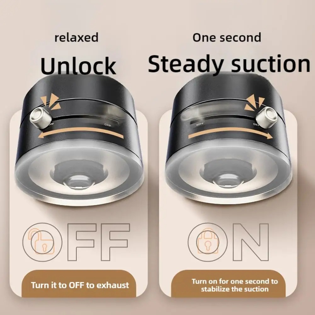 🔥Last Day 50% Off🔥Mobile Phone Vacuum Suction Cup Holder Double-sided Magnetic Suction Cup