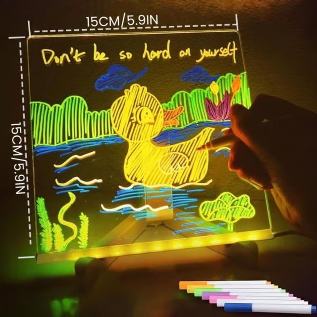 🌞Summer Sale 60% OFF - Creative Rewritable Acrylic LED Message Board 🎨