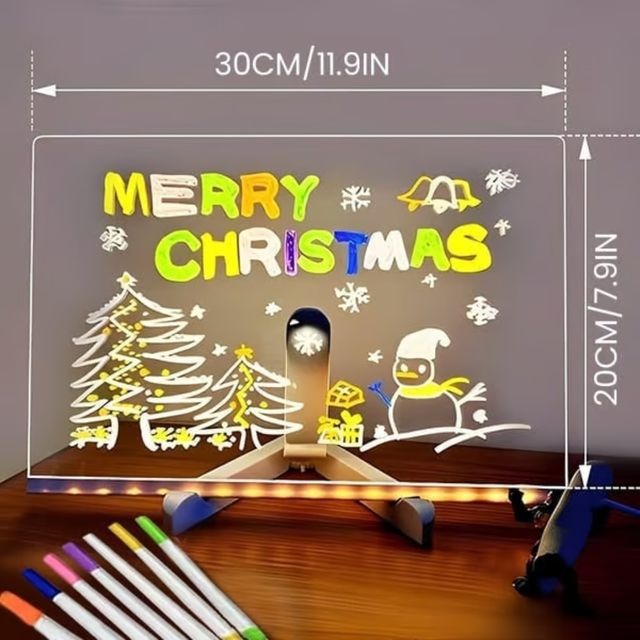 🌞Summer Sale 60% OFF - Creative Rewritable Acrylic LED Message Board 🎨