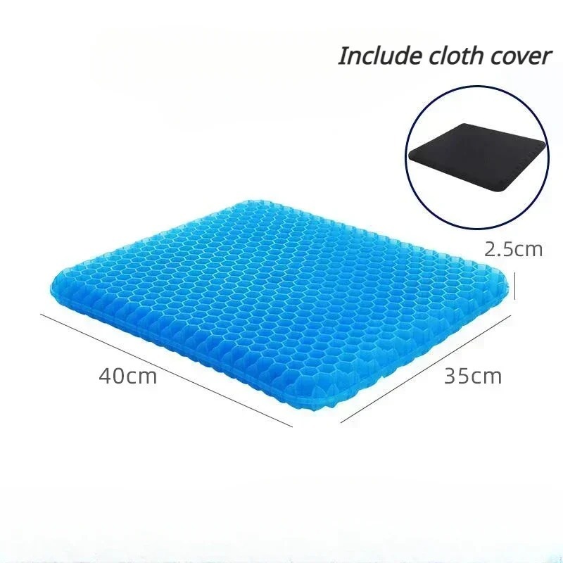 Gel Seat Cushion Double Thick Egg Gel Summer Cushion
