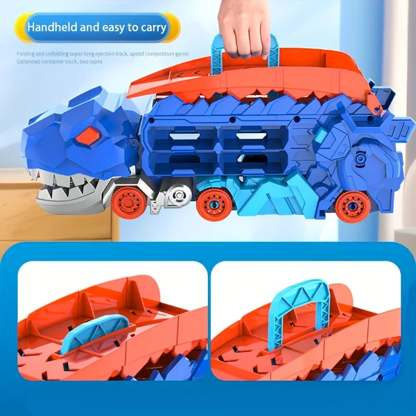 🔥FASH SALE🔥Transport Dinosaur Truck with Foldable Sliding 04 🚗