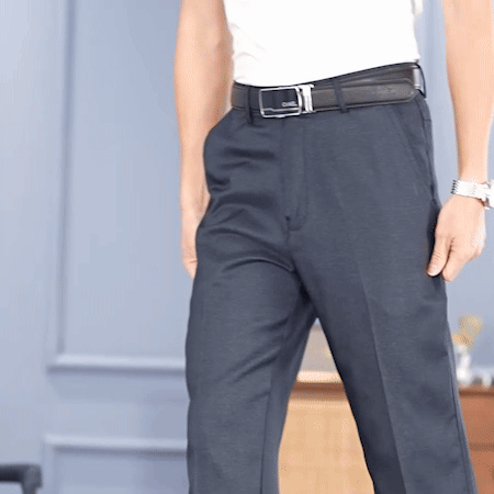LAST DAY 70% OFF - Men’s Pleated Ice Silk High-Waist Comfort Pants