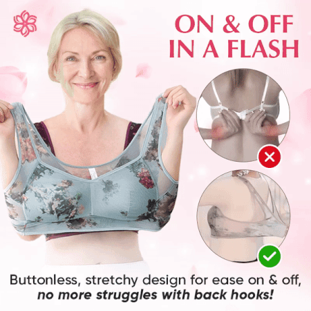 🔥Last Day 49% OFF🔥 Lace Buttonless Comfortable Bra