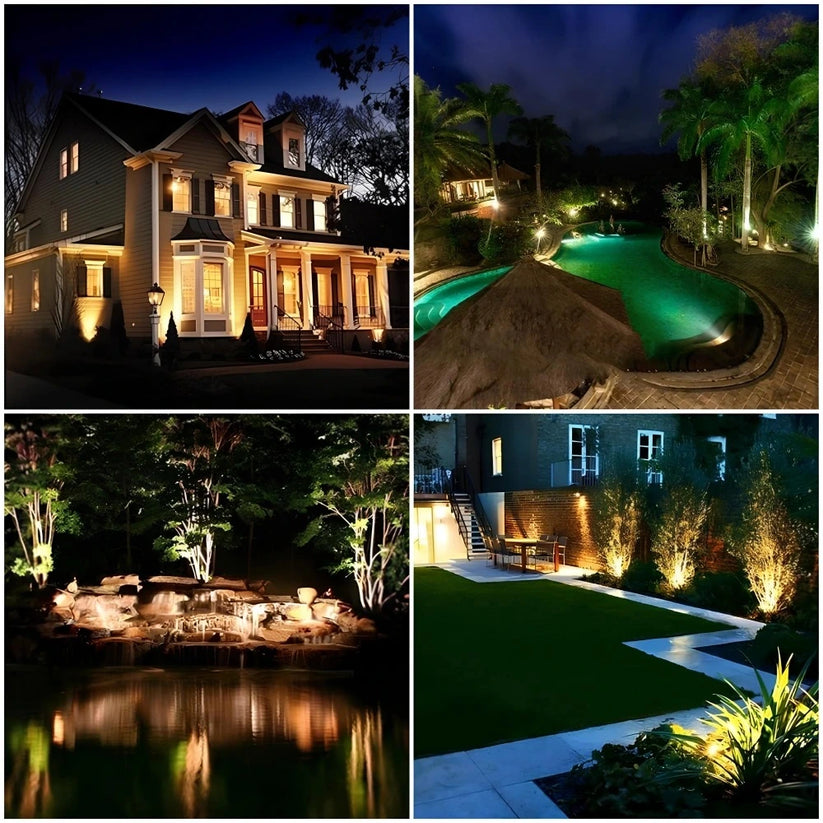 CreativeLighting™ Solar Powered Garden Spotlight | Waterproof Auto On/Off Outdoor LED Accent Light