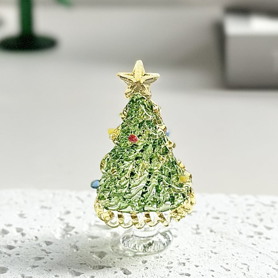 Crystal Glass Christmas Tree