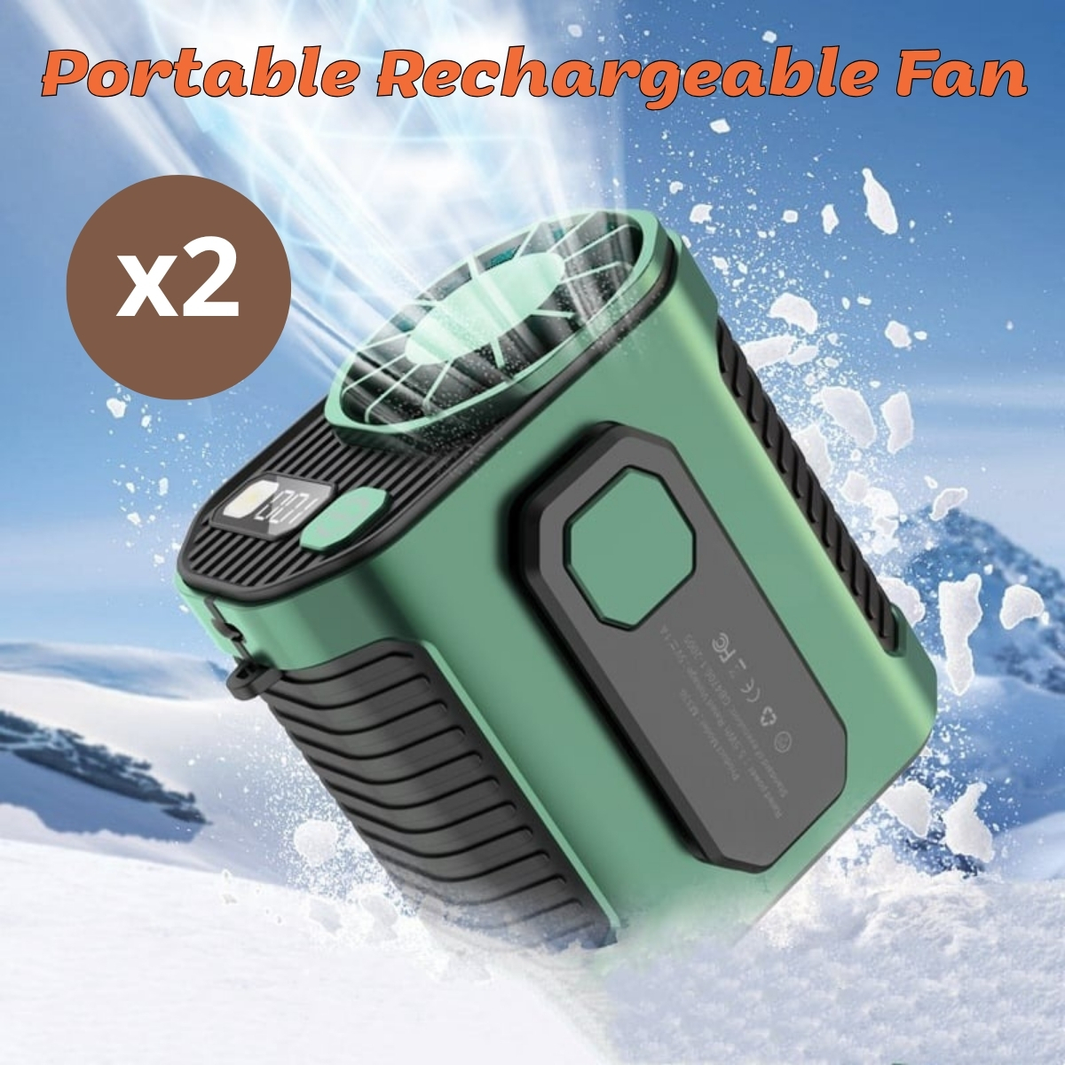 🔥LAST DAY SALE 49% OFF🔥Personal Waist Portable Rechargeable Fan