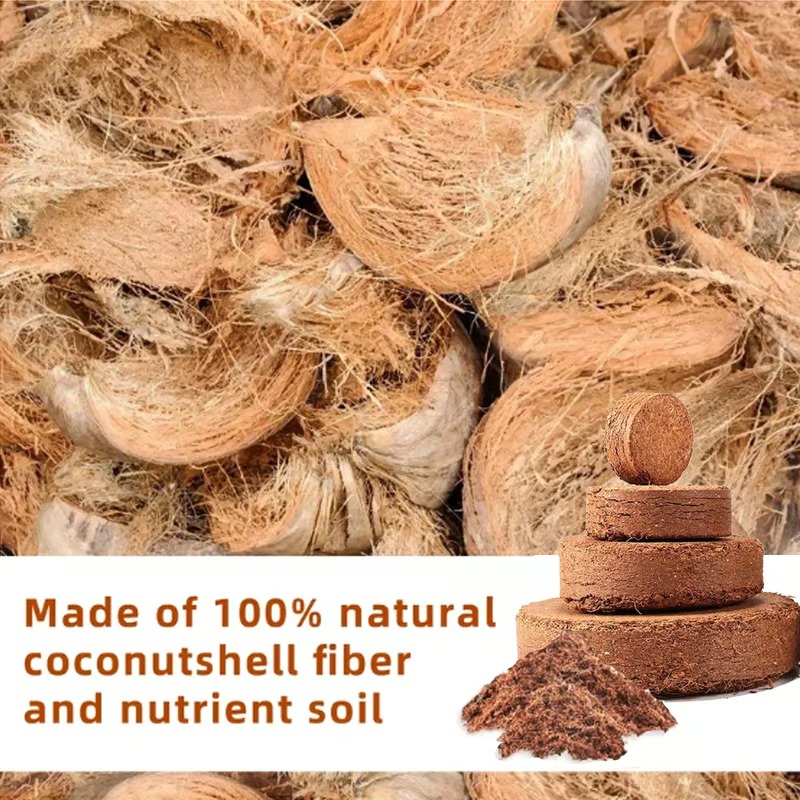 🔥 LAST DAY 49% OFF 🌱 Premium Organic Coconut Coir Bricks For Plants