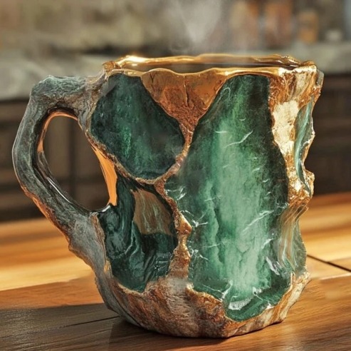 ✨Last Day 51% OFF🔥2025 New Mineral Crystal Coffee Mugs☕️