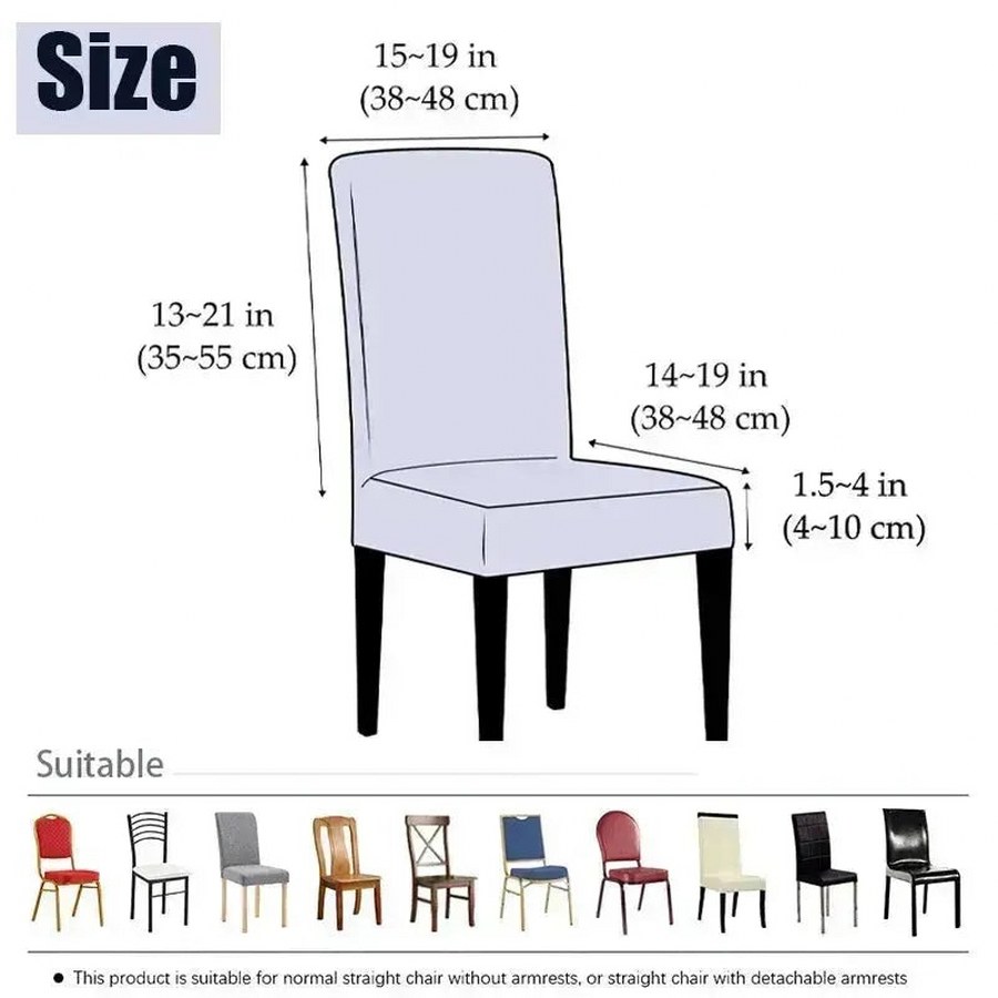 Modern Waterproof Stretch Dining Chair Covers
