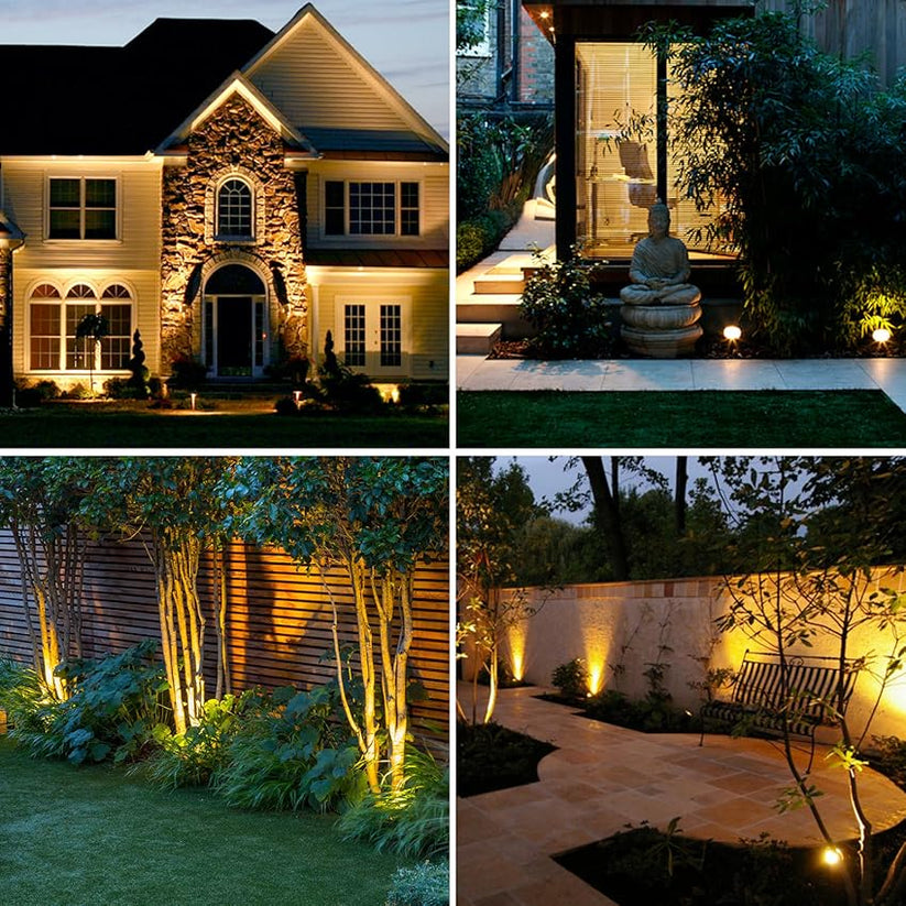 CreativeLighting™ Solar Powered Garden Spotlight | Waterproof Auto On/Off Outdoor LED Accent Light